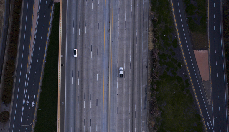 auto insurers empty road
